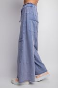 Load image into Gallery viewer, Easel Mineral Wash Terry Knit Cargo Sweatpant