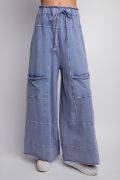 Load image into Gallery viewer, Easel Mineral Wash Terry Knit Cargo Sweatpant