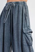 Load image into Gallery viewer, Easel Cotton Gauze Lounge Cargo Pants
