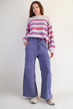 Load image into Gallery viewer, Easel Washed Wide Leg Terry Pants