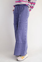Load image into Gallery viewer, Easel Washed Wide Leg Terry Pants