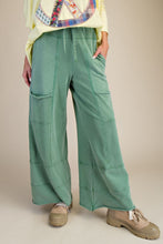 Load image into Gallery viewer, Easel Washed Wide Leg Terry Pants