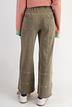 Load image into Gallery viewer, Easel Washed Wide Leg Terry Pants