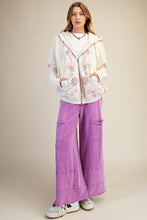 Load image into Gallery viewer, Easel Washed Wide Leg Terry Pants