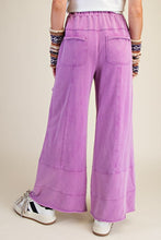 Load image into Gallery viewer, Easel Washed Wide Leg Terry Pants