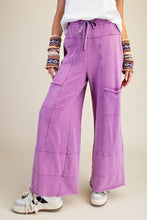 Load image into Gallery viewer, Easel Washed Wide Leg Terry Pants