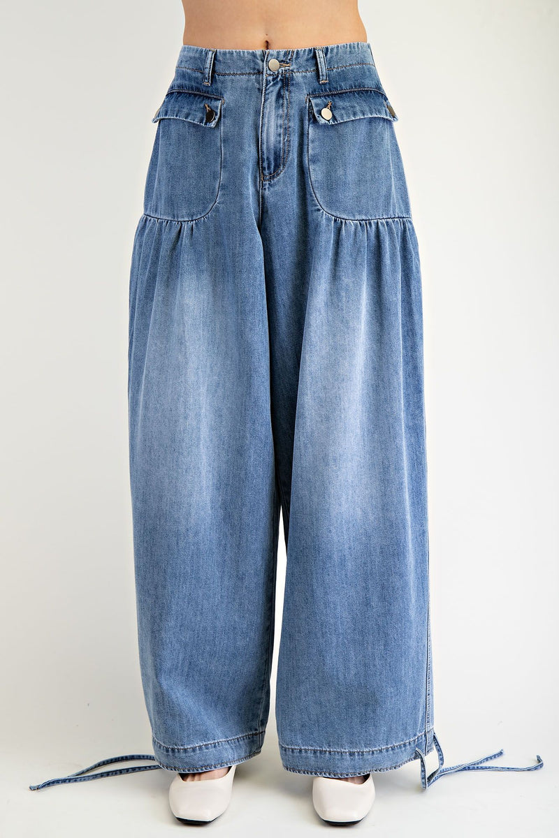 Easel Aladdin Denim Pants – The Colony Shop
