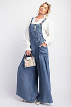 Load image into Gallery viewer, Easel Washed Chambray Denim Jumpsuit