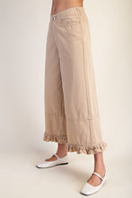 Load image into Gallery viewer, Easel Ruffle Bottom Washed Twill Pants