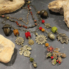 Load image into Gallery viewer, The Primitive Peddler Color Explosion Charm'd Necklace