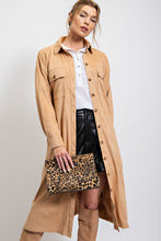 Load image into Gallery viewer, Easel Corduroy Button Down Shirt Dress