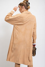 Load image into Gallery viewer, Easel Corduroy Button Down Shirt Dress