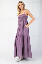 Load image into Gallery viewer, Easel Mineral Washed Cotton Gauze Maxi Dress