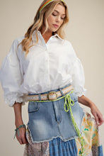 Load image into Gallery viewer, Easel 3/4 Sleeve Button Down Poplin Shirt