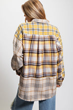 Load image into Gallery viewer, Easel Plaid Button Down Shacket