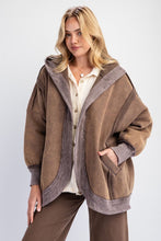 Load image into Gallery viewer, Easel Mineral Washed Terry Knit Cardigan