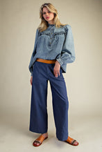 Load image into Gallery viewer, Easel Polka Dots Washed Blouse