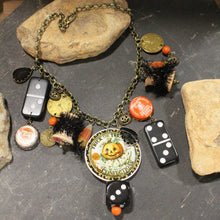Load image into Gallery viewer, The Primitive Peddler Trick Or Treat Confections Charm'd Necklace
