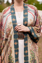Load image into Gallery viewer, Market of Stars Love Revolution Opera Duster Kimono Robe w/ horse & florals