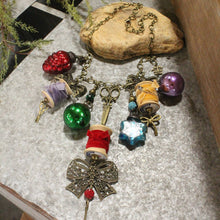 Load image into Gallery viewer, The Primitive Peddler Packages Tied Up With String Charm'd Necklace