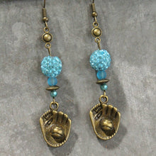 Load image into Gallery viewer, The Primitive Peddler Hey Batter Batter Dangle Drop Earrings