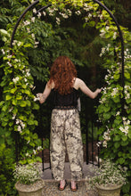 Load image into Gallery viewer, Market of Stars Honey & The Moon Linen Crop Artist Pant w/ Boho Floral Print