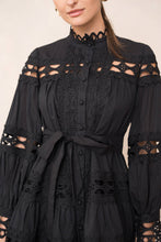 Load image into Gallery viewer, Choklate Paris Ellie Short Dress in Openwork Cotton