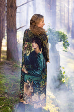 Load image into Gallery viewer, Market of Stars Bella Notte Opera Duster Kimono Robe w/Rabbit & Moon