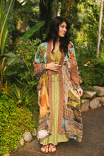 Load image into Gallery viewer, Market of Stars Secret Garden Opera Duster Kimono Robe w/ Swan, Fan