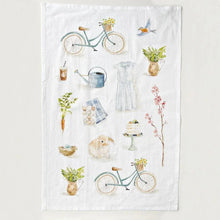 Load image into Gallery viewer, Emily Lex Studio Springtime cotton flour sack tea towel