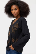 Load image into Gallery viewer, Johnny Was Beaded Kimono Sleeve Tee