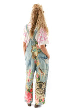 Load image into Gallery viewer, Magnolia Pearl Floral App Overall Washed Indigo