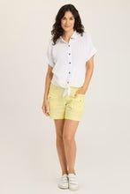 Load image into Gallery viewer, XCVI Gauze Teagan Tie Top