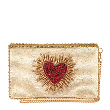 Load image into Gallery viewer, Mary Frances Heart Burst Crossbody Phone Bag
