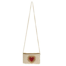 Load image into Gallery viewer, Mary Frances Heart Burst Crossbody Phone Bag