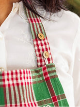 Load image into Gallery viewer, April Cornell Holly Plaid Chef Apron