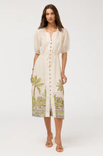 Load image into Gallery viewer, Johnny Was Button Front Drawstring Dress
