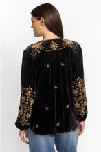 Load image into Gallery viewer, Johnny Was Palmira Curved Hem Prairie Blouse