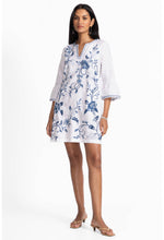 Load image into Gallery viewer, Johnny Was Madalei Ruffle Sleeve Linen Dress