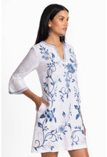 Load image into Gallery viewer, Johnny Was Madalei Ruffle Sleeve Linen Dress