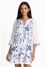 Load image into Gallery viewer, Johnny Was Madalei Ruffle Sleeve Linen Dress