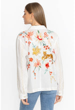 Load image into Gallery viewer, Johnny Was Relaxed Linen Jacket Andrean