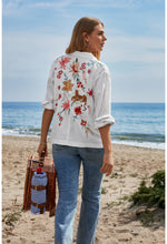 Load image into Gallery viewer, Johnny Was Relaxed Linen Jacket Andrean