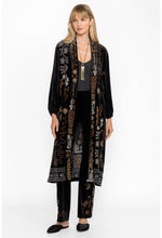 Load image into Gallery viewer, Johnny Was Velvet Bishop Sleeve Kimono Coat Jenai