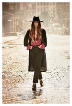 Load image into Gallery viewer, Johnny Was Velvet Bishop Sleeve Kimono Coat Jenai
