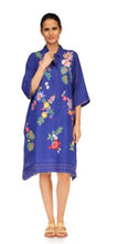 Load image into Gallery viewer, Johnny Was Jeanette Henley Kimono Sleeve Dress with Slip