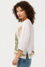 Load image into Gallery viewer, Johnny Was Linen Boatneck Blouse