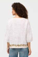 Load image into Gallery viewer, Johnny Was Linen Boatneck Blouse