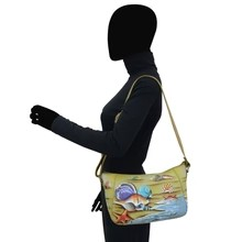 Load image into Gallery viewer, Anuschka Everyday Shoulder Hobo Gift of the Sea