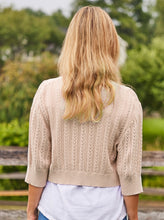 Load image into Gallery viewer, April Cornell Memories Cropped Sweater